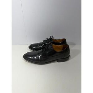 Bostonian First Flex Mens Black Leather Plain Toe Derby Dress Shoes 25070 11 M